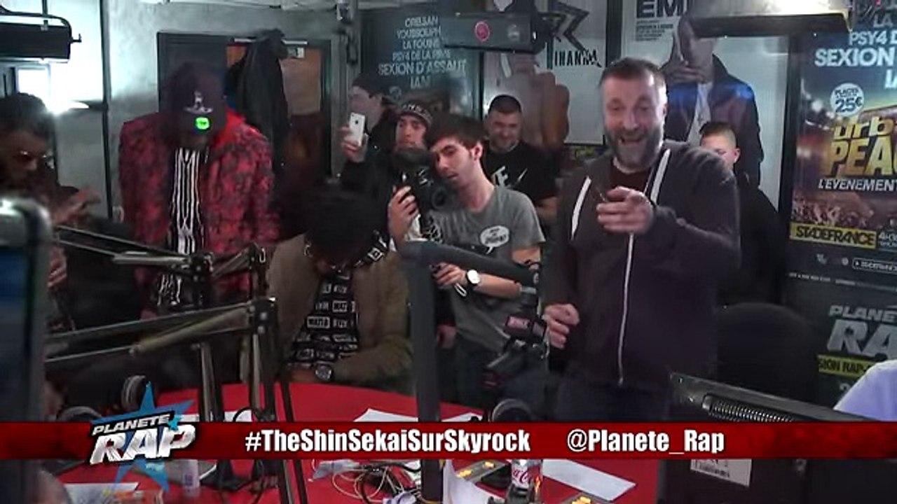 The Shin Sekaï, Fred, Gradur & Lefa s'ambiancent sur -Laisse ça- dans Planète rap ! -