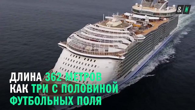 Пассажирское судно, которое в три раза больше Титаника