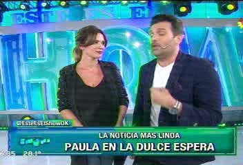 Paula en Este es el Show 1 (EMBARAZADA... ¡ES VARÓN! - 28 de Marzo