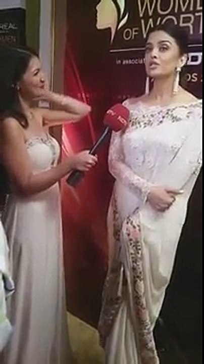 Aishwarya Rai Bachchan Interview w/ NDTV at L'Oreal Paris Women of Worth 2016