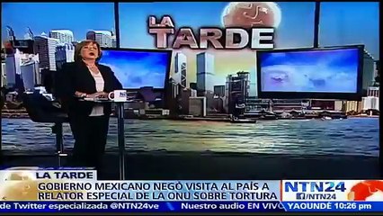 Relator oficial de la ONU contra tortura explicó negativa del gobierno mexicano a su visita al país