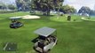 GTA 5 Online Funny Moments - Golf Carts & Car Flying Glitch!