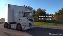 Scania R580 V8 Sound Lulles Transport
