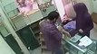 CCTV Footage Of How Beautiful Girl Looted Gold From Shop