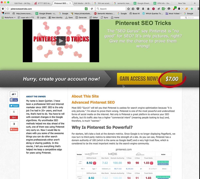 IFTTT SEO Academy 2.0 + Bonus