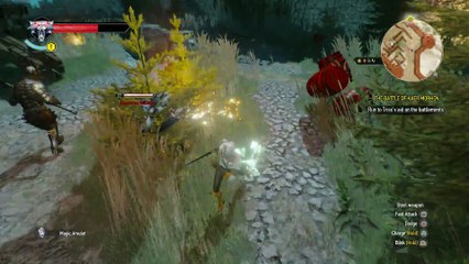 THE WITCHER 3 WALKTHROUGH PART 204 - THE BATTLE OF KAER MORHEN