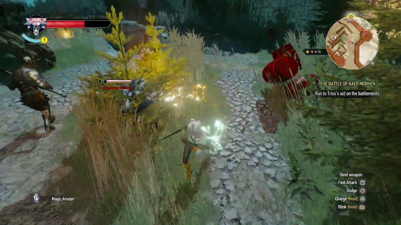 THE WITCHER 3 WALKTHROUGH PART 204 - THE BATTLE OF KAER MORHEN