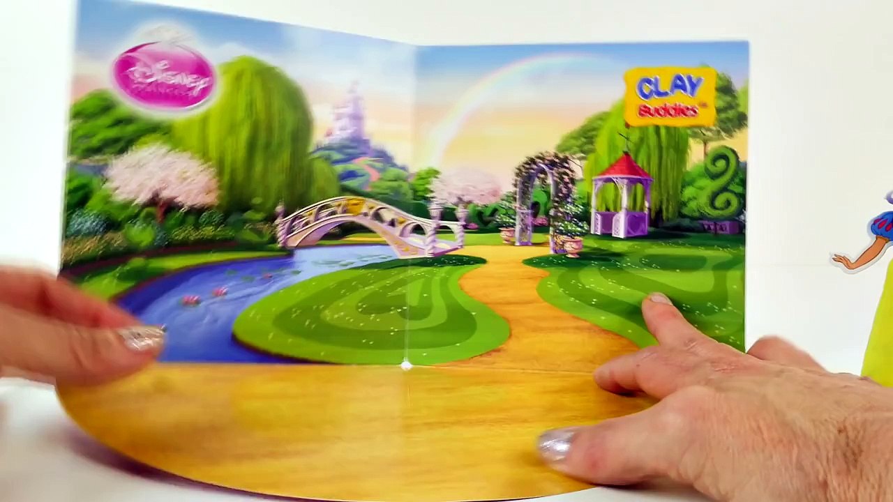 DISNEY PRINCESS Clay Buddies Surprise Toy Egg Play Doh Cinderella Snow White Princesa Huev