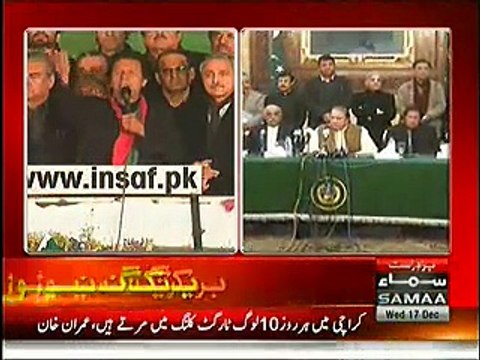 PTI Chairman Imran Khan Announces to End Protest - 17th December 2014 - Video Dailymotion