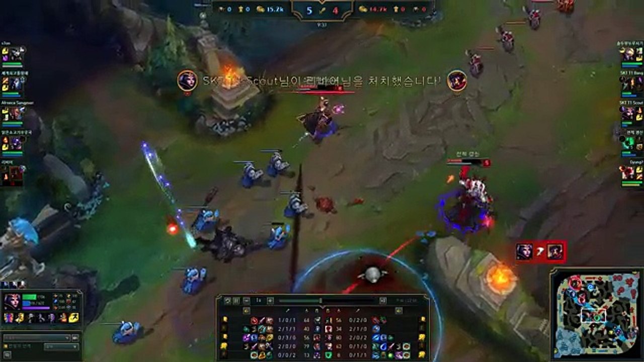 SKT T1 Scout - LeBlanc vs Viktor - KR LOL SoloQ Highlights