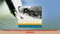 PDF  Envision Writing and Researching Arguments 4th Edition PDF Full Ebook