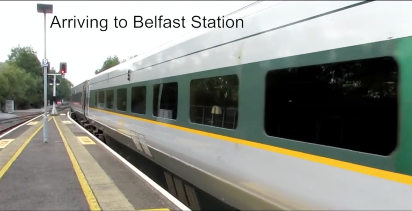 Train Dublin to Belfast (subtítulos español)