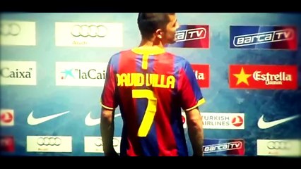David Villa All 48 Goals Barcelona HD