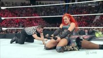 720pHD WWE RAW 02/15/16 Naomi vs Becky Lynch ( Team B.A.D attack , Sasha Banks save )