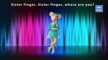 Angelina Ballerina Finger Family Nursery Rhymes |