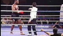Sports Accidents-Kickboxer Breaks His Leg ( Ouch!!!)