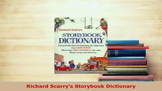 Download  Richard Scarrys Storybook Dictionary PDF Full Ebook