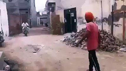 HaHaHa - Man Slapped Bike Person - Funny Video