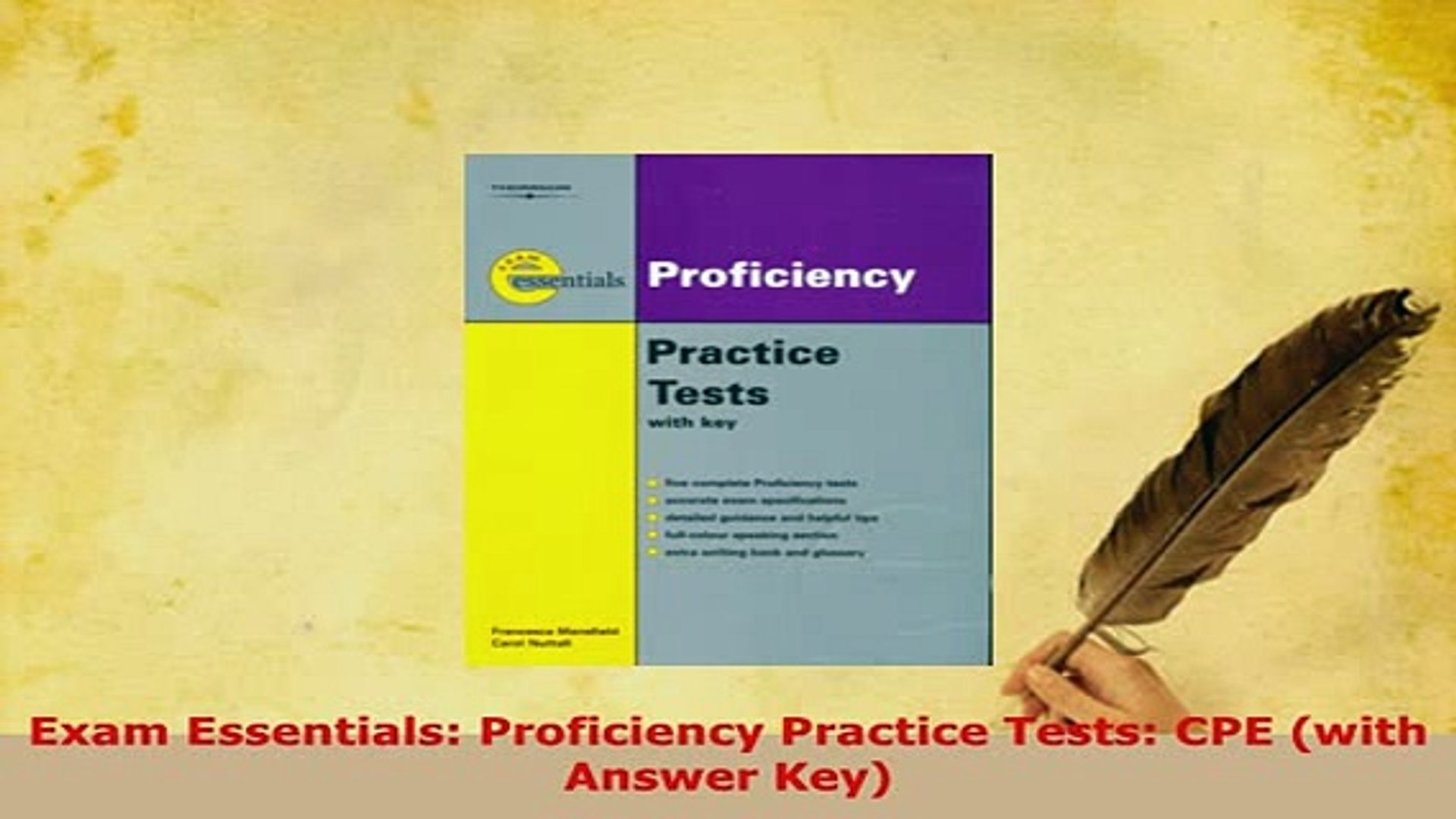 Proficiency Download with CPE  Tests Essentials Read Ebook Practice Key Full Answer Exam