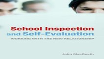 Download School Inspection   Self Evaluation  Working with the New Relationship
