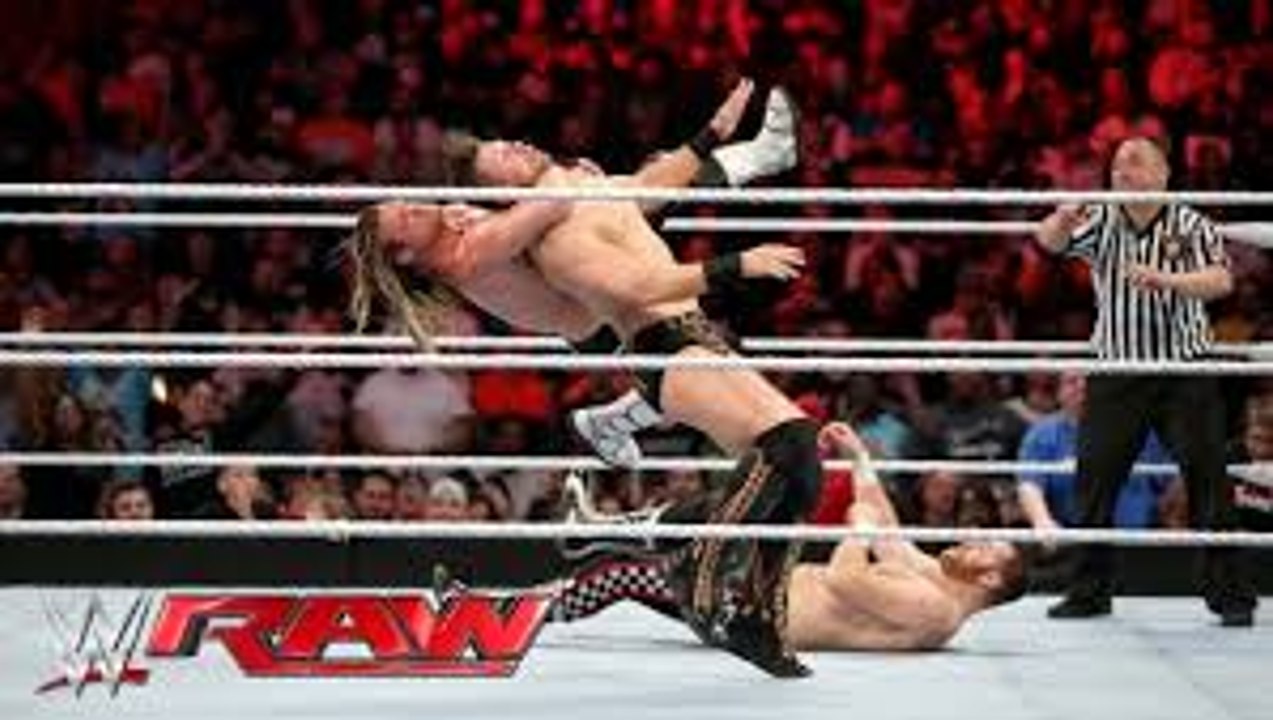 Dolph Ziggler, Sami Zayn & Sin Cara vs. Kevin Owens, The Miz & Stardust- Raw, March 28, 2016