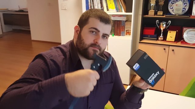 Samsung Galaxy S7 Kutusundan Çıkıyor Galaxy S7 Unboxing