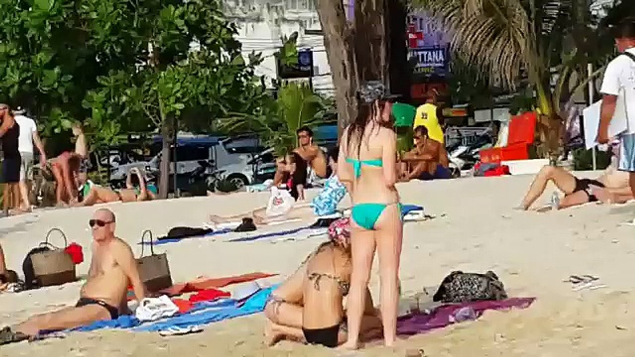 patong beach,phuket,thailand.high season