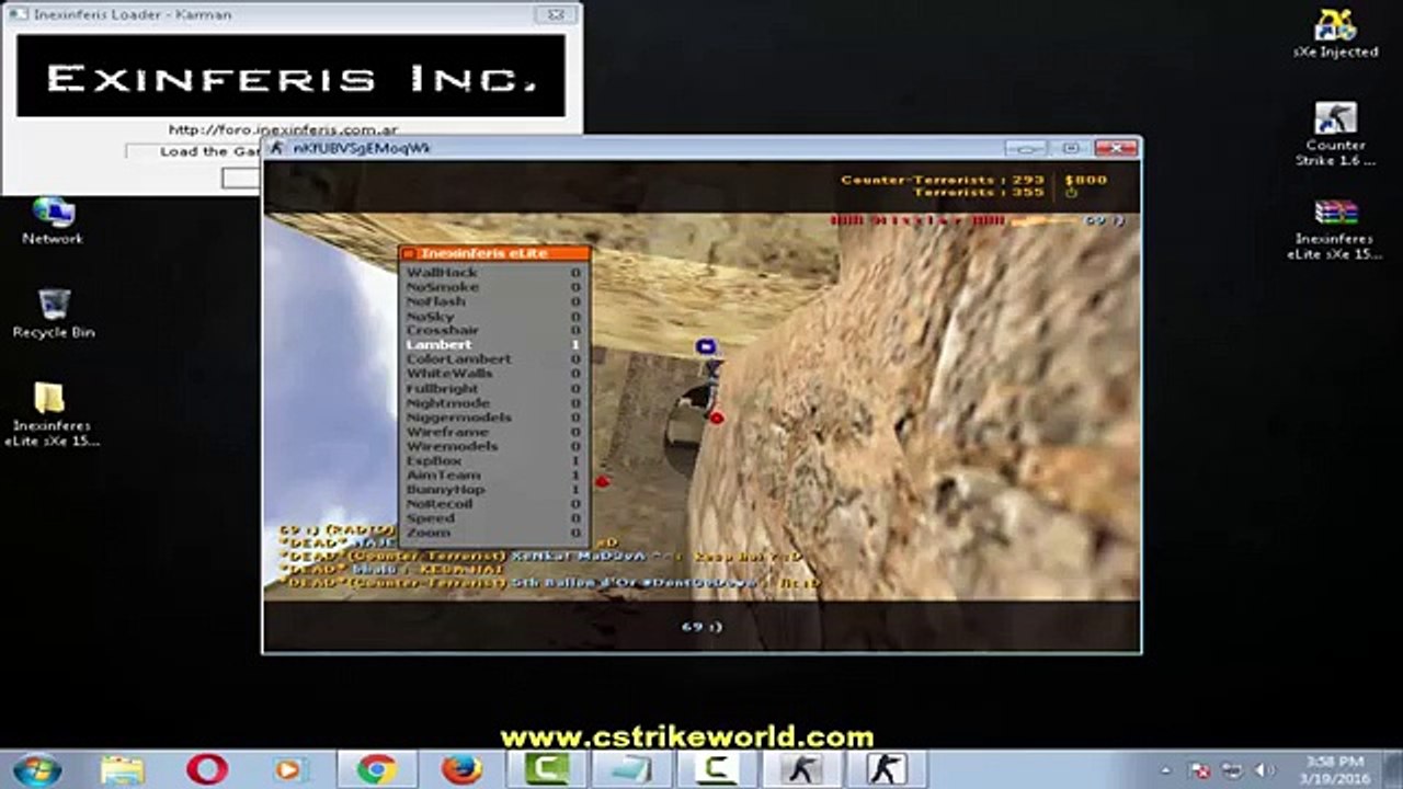 Cheat sXe Injected 15.7 Inexinferis eLite Hack