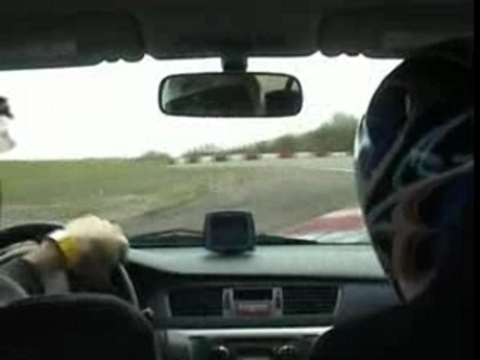 Circuit dijon lancer evo 8 drift