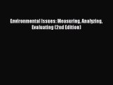 Read Environmental Issues: Measuring Analyzing Evaluating (2nd Edition) Ebook Free
