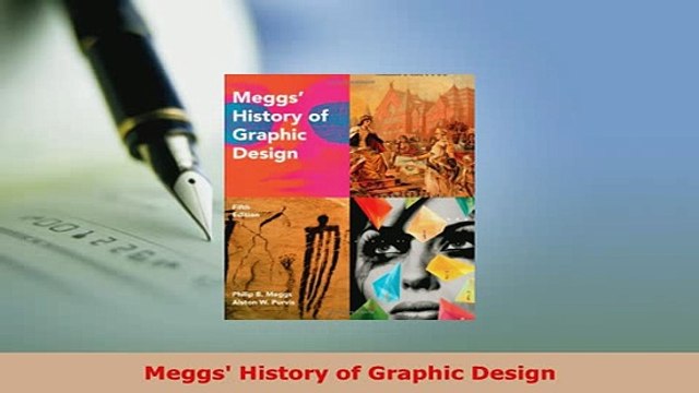 PDF Meggs History of Graphic Design PDF Online