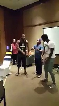 Watch Video Chris Gayle, Mohammad Shahzad and Darren Sammy Dance after Afghanistan wining match against West Indies