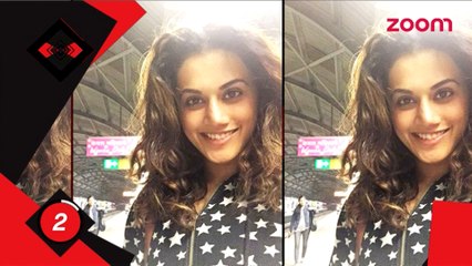 Tapsee Pannu travells in Delhi metro - Bollywood News - #TMT