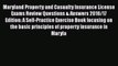 PDF Maryland Property and Casualty Insurance License Exams Review Questions & Answers 2016/17