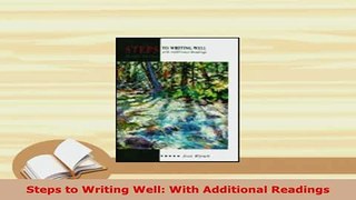PDF  Steps to Writing Well With Additional Readings PDF Book Free