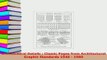 PDF  Architectural Details  Classic Pages from Architectural Graphic Standards 1940  1980 PDF Online
