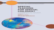 Read Special Teaching for Special Children  A Pedagogy for Inclusion   Inclusive Education  Ebook