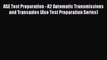 Read ASE Test Preparation - A2 Automatic Transmissions and Transaxles (Ase Test Preparation
