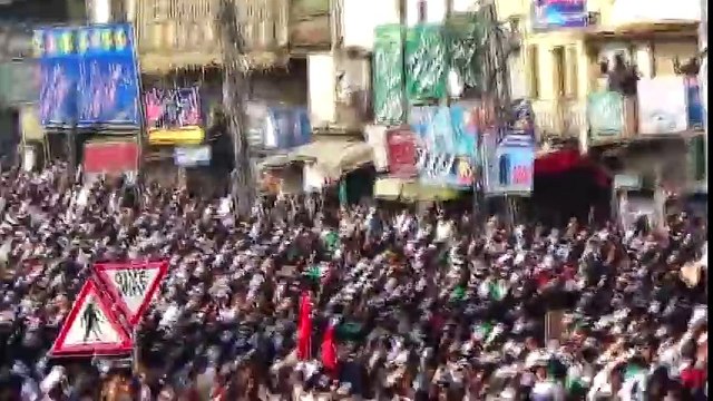Buht Bada Janaza - Shaheed Malik Mumtaz Qadri Short Video of the People Crowd in Janaza