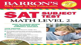Read Barron s SAT Subject Test Math Level 2 with CD ROM  10th Edition  Barron s SAT Subject Test