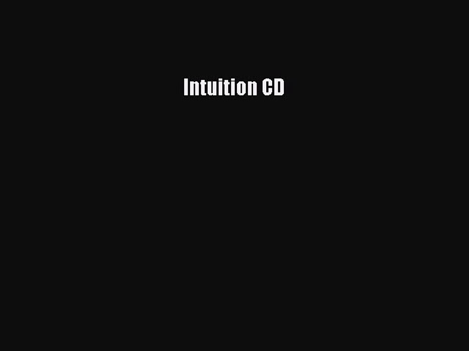 Download Intuition CD PDF Free