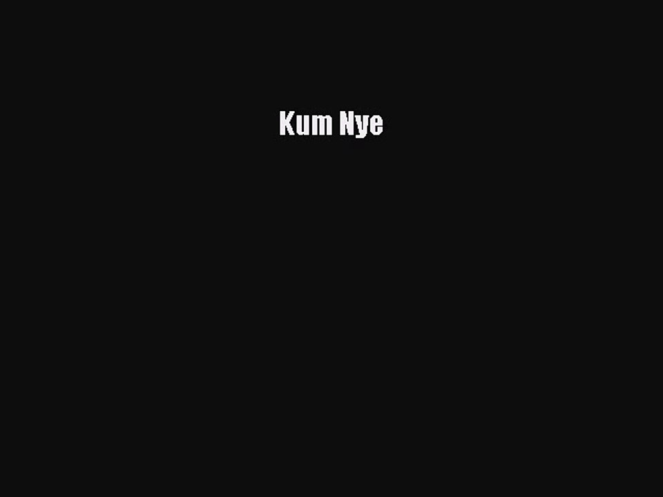Download Kum Nye Ebook Free