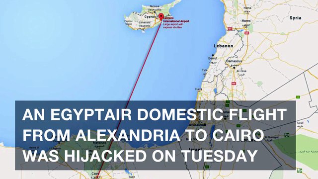 EgyptAir hijack: Jet lands at Larnaca airport