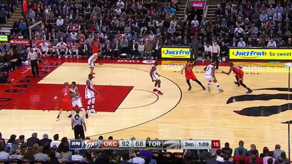 L'énorme contre de Bismack Biyombo sur Kevin Durant