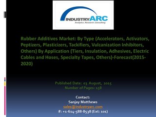 Rubber additives market by type and by application 2015-2020.