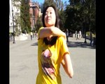 Cute Asian Girls at Berkeley Doing Crazy (but still cute) Moves