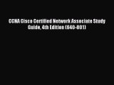 Read CCNA Cisco Certified Network Associate Study Guide 4th Edition (640-801) Ebook Free