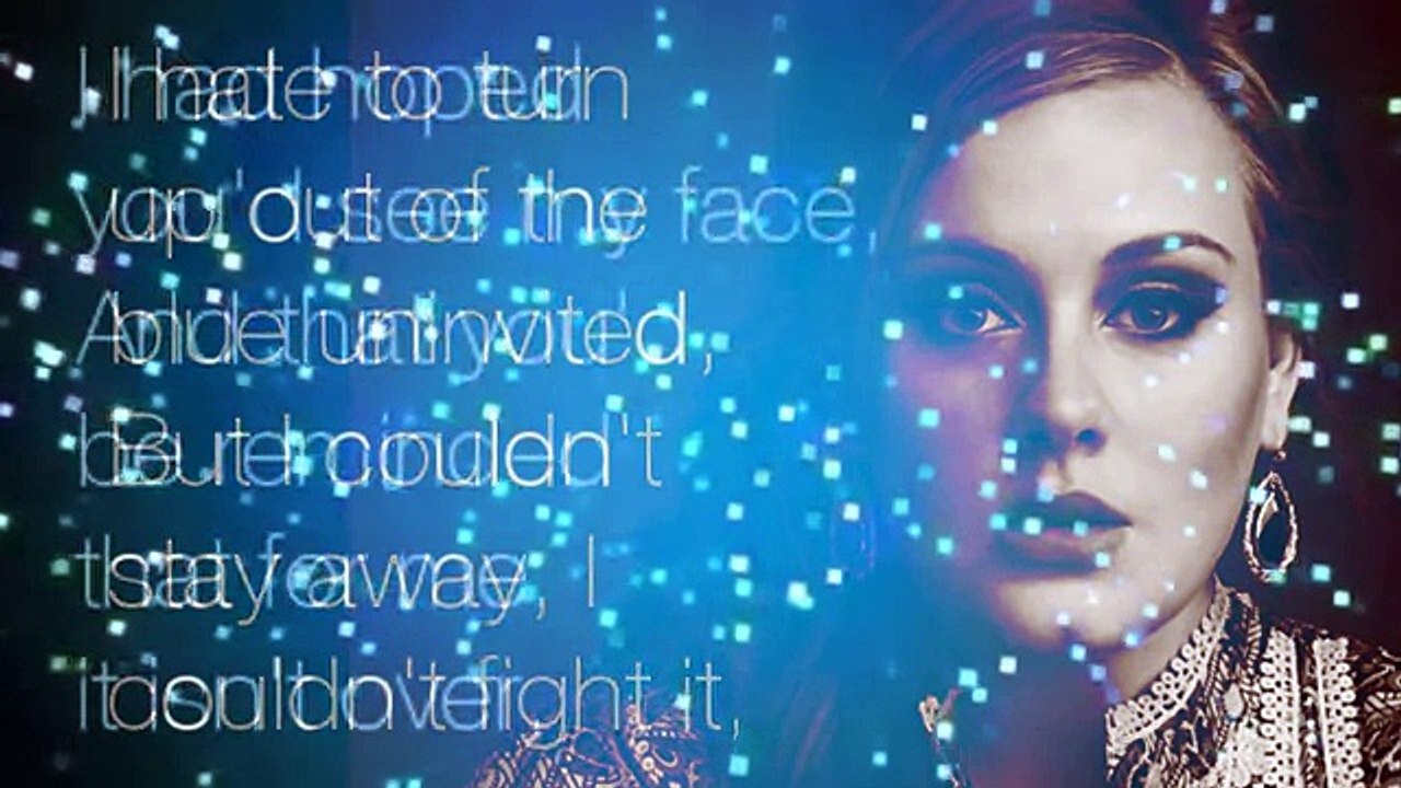 ADELE - Someone like you lyric HD