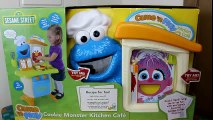 Sesame Street PlaySkool Come & Play Cookie Monster Kitchen Cafe Elmo eats Disney Cars & Thomas!