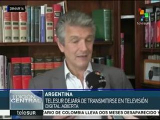 Argentina: salida de teleSUR rompe con la pluralidad de voces